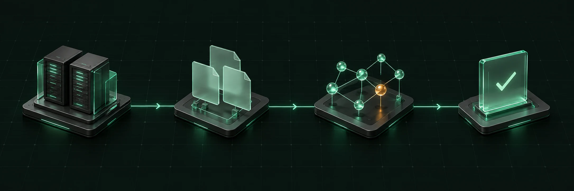 Minh họa luồng điều tra: server, nguồn log, chuỗi sự kiện và báo cáo khuyến nghị.
